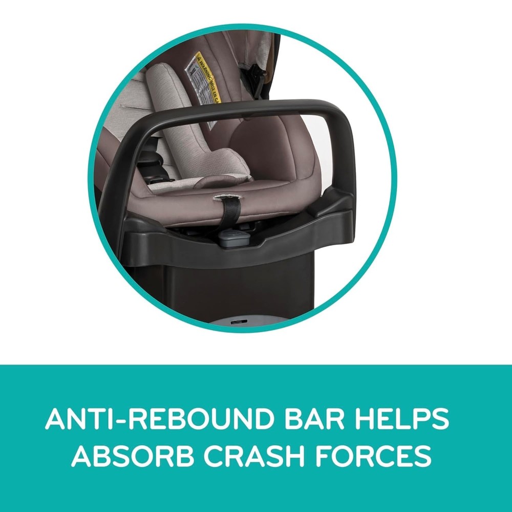 Versatile Pivot Modular Travel System Featuring LiteMax Car Seat - Elegant Tan