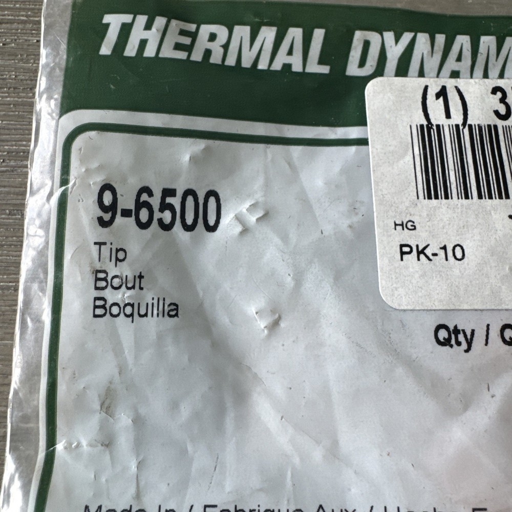 Thermal Dynamics 9-6500 Plasma Tips (10 Pack)
