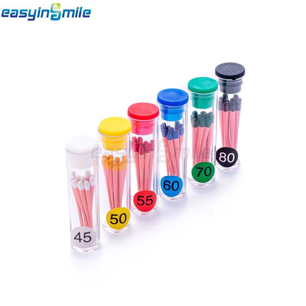 5pk Dental Endodontic Gutta Percha Points Root Canal 02/04/06Taper 15-40# 45-80#