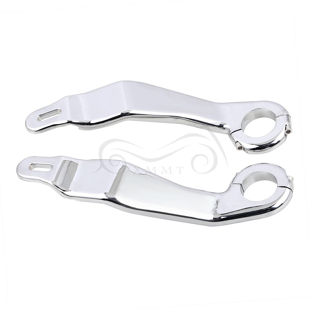 Left Right Chrome Fairing Support Bracket Mount For Harley Road Glide 2015-2022