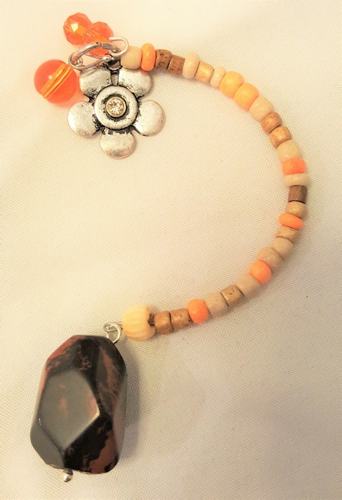 Mahogany Obsidian Pendulum (Reiki blessed, hand-crafted)