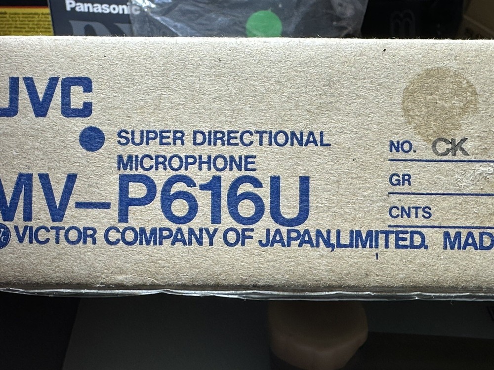 JVC MV-P616U Super Directional Microphone NOS