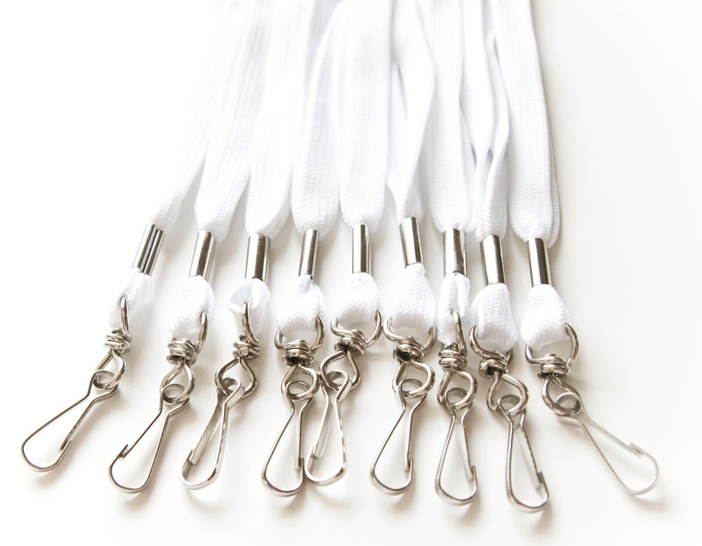 **500** LANYARDS Flat NECK Strap/Holders/ID Colors