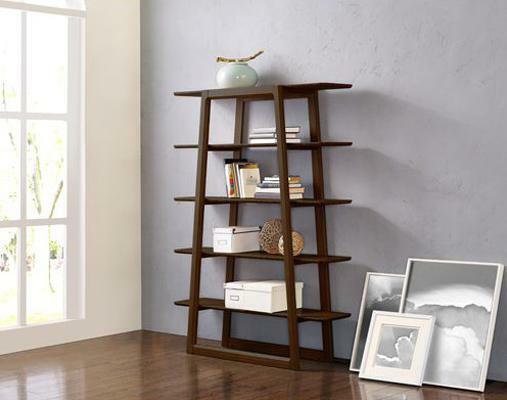 Currant Bookshelf, Black Walnut