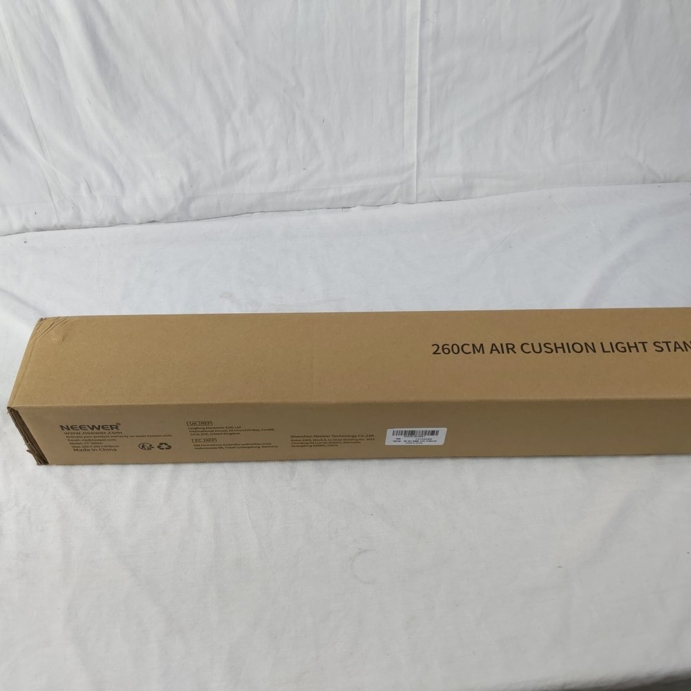 NEEWER 8.5ft Air Cushioned All Metal Light Stand & Locking Knobs, Max Load 5.5lb