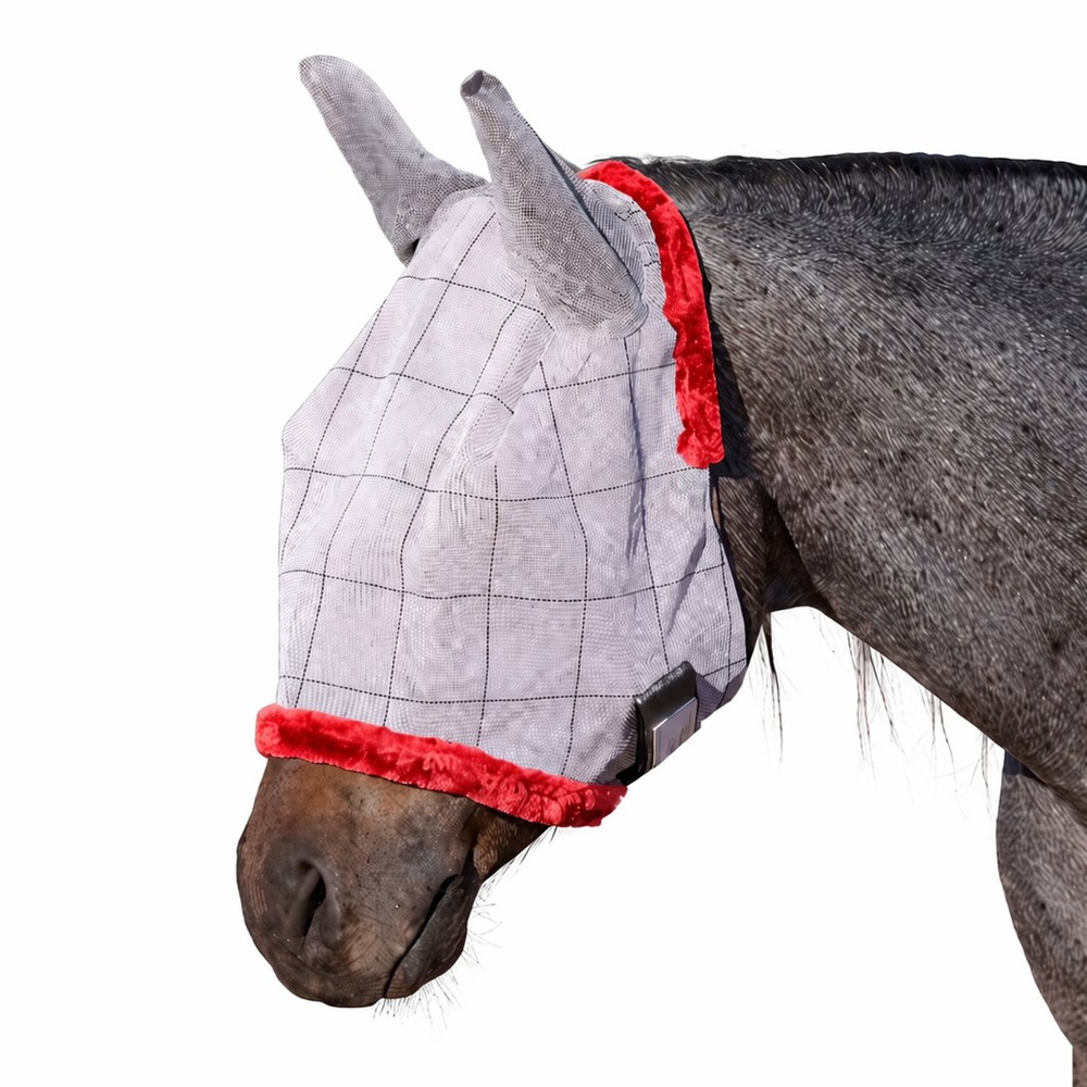 Horse Fly Mask With Ears Protective Comfortable Durable