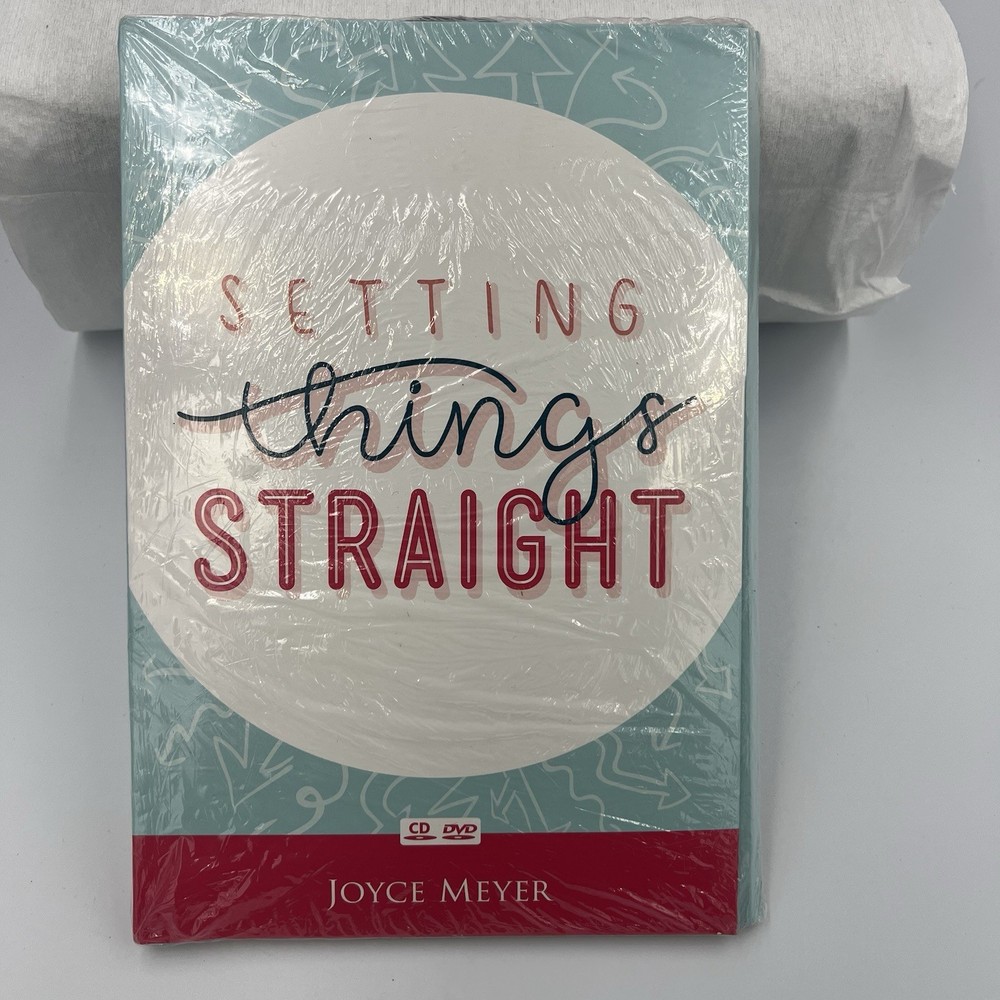 Joyce Meyer CD DVD Set "Setting Things Sraight" 6 Teachings Total New