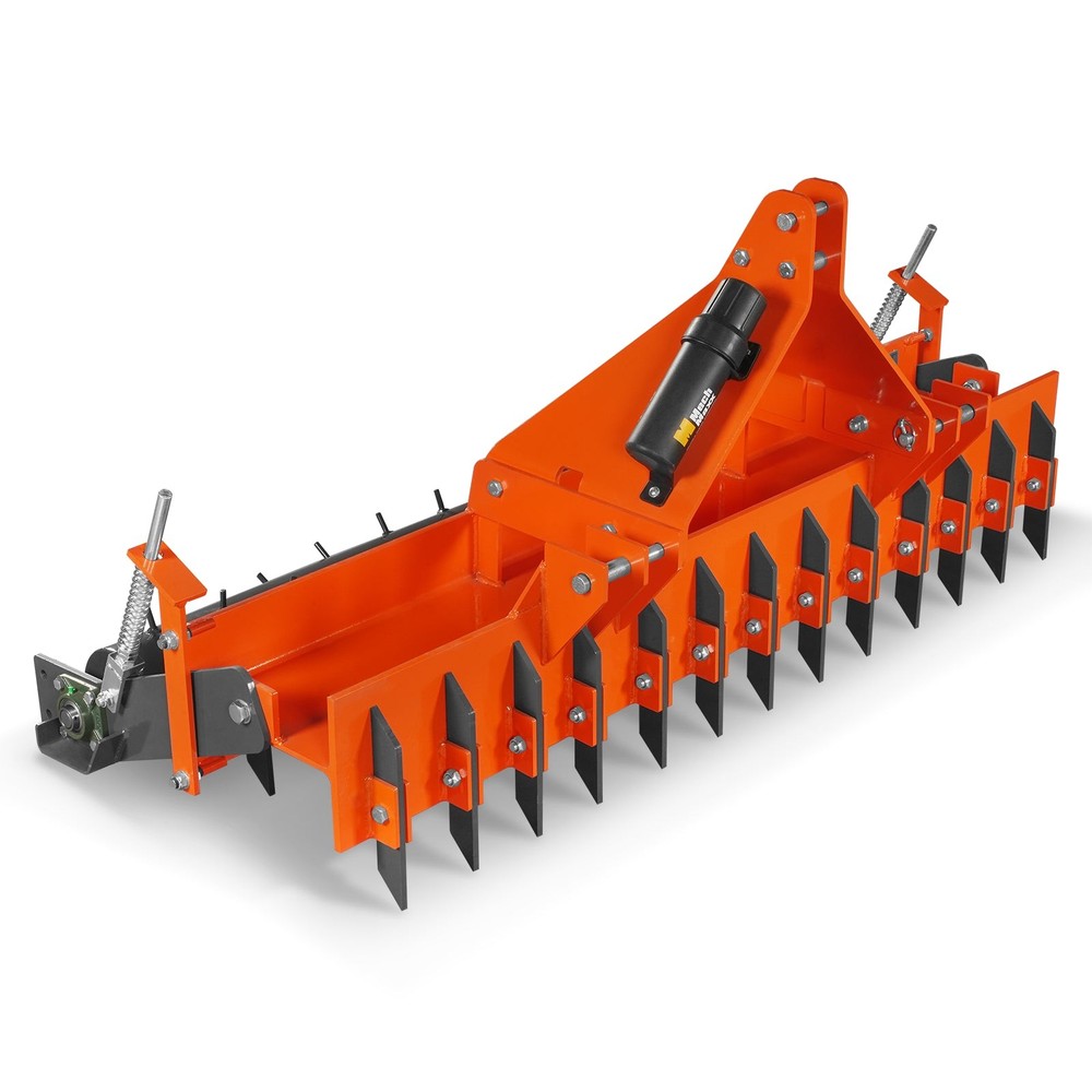 3 Point Hitch Tractor 72" Soil Pulverizer Attachment, Single Spiked Roller,TSP72