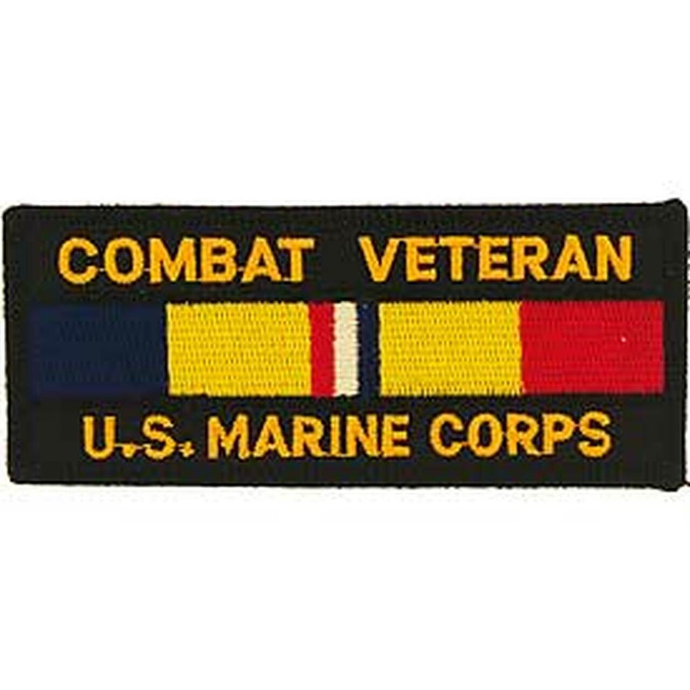 Combat Veteran Marine Corps Patch