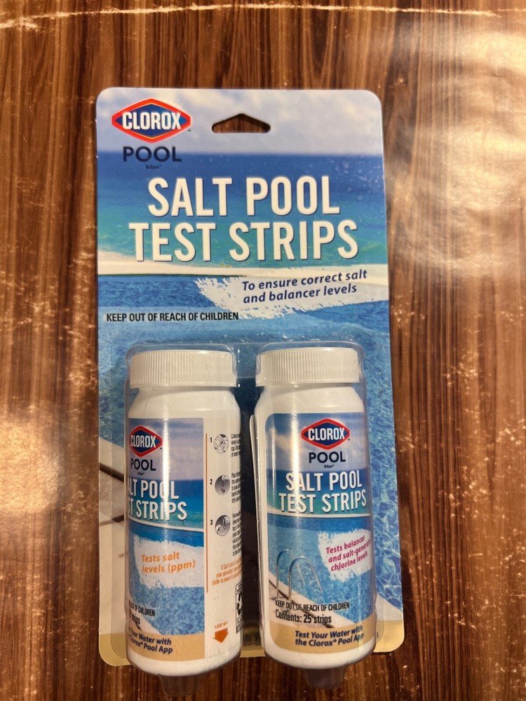Clorox Pool & Spa 35-Pack Salt Pool Test Strips for Pool Water Testing Patio pH