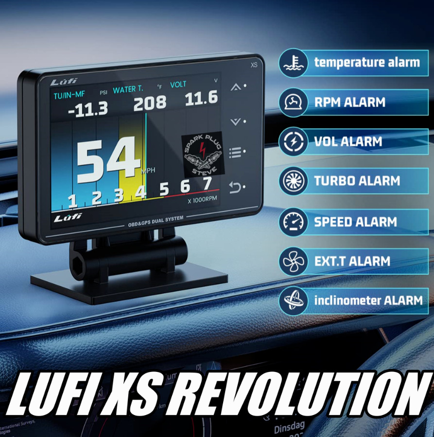 LUFI XS *GENUINE* obd2 & GPS 2025 Model dash display gauge / fault code reader
