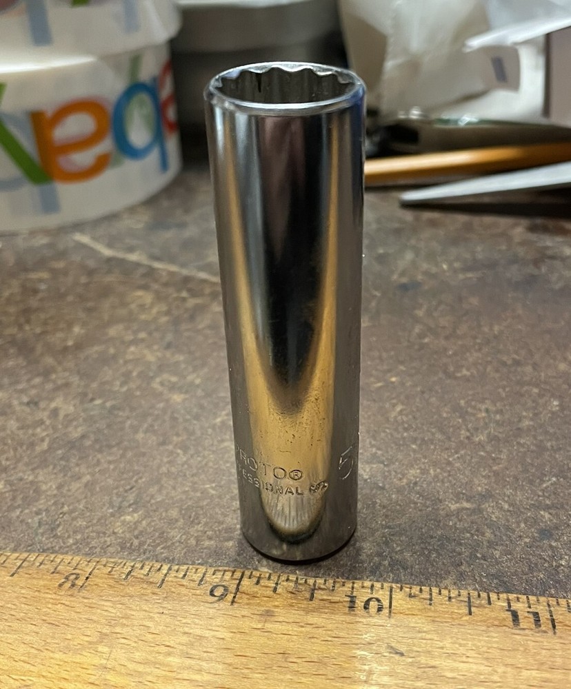 Proto – ½” Drive 5/8” Deep Well Socket – P/N: 5320 (NOS)