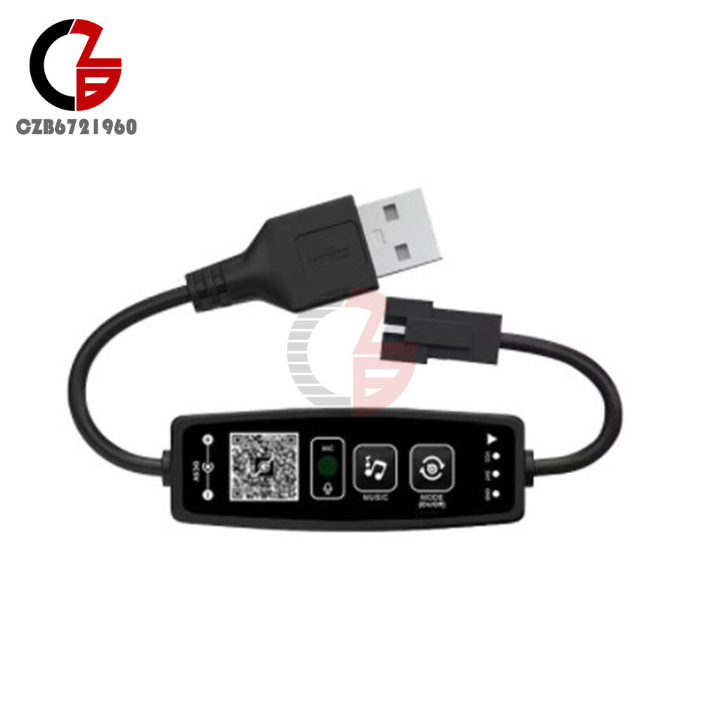 DC5-24V Wireless 28 Keys Bluetooth Music Remote Controller 2811 with USB/DC Port