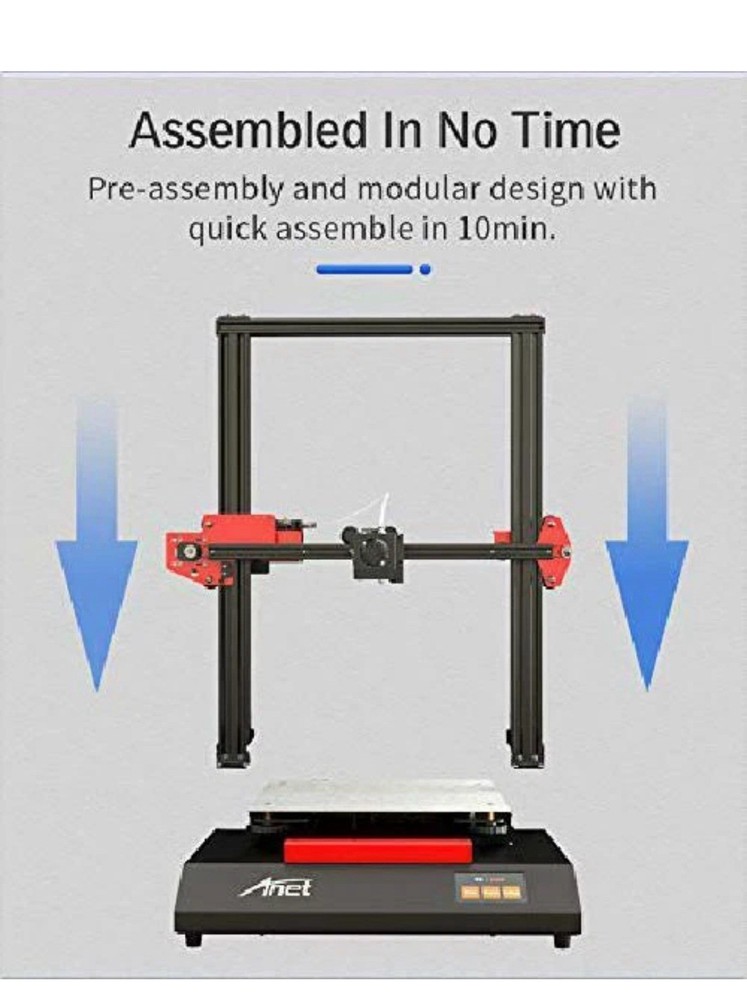 Anet ET4 3D Printer, Matrix Automatic Leveling, Power Outage Recovery Function