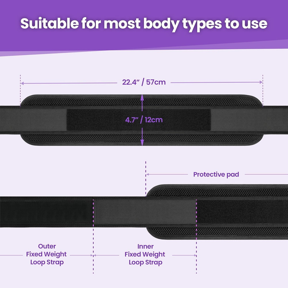 Hip Thrust Belt, Hip Thrust Belt for Dumbbells Heavy, Booty Belt for Hip Thrust