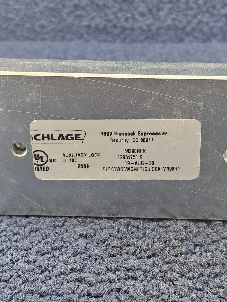 Schlage M390RFK: 12934751.9 Electromagnetic Lock M390RS