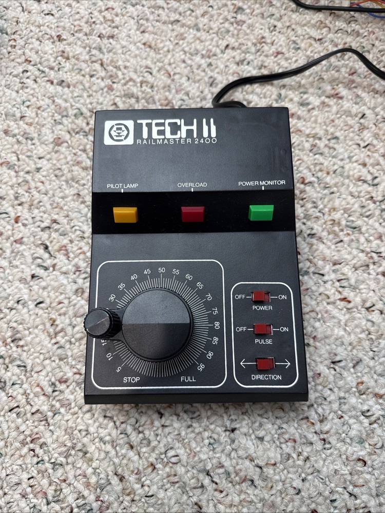 MRC Tech 2 II Railmaster 2400 Model Train Engine Speed Control Rail Master USA