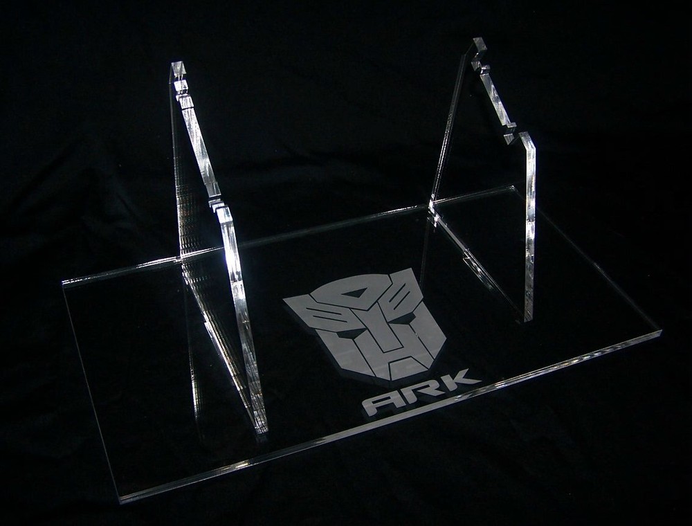 acrylic display stand for Hasbro Transformers Kingdom ARK level or banked