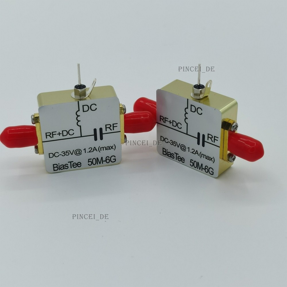Bias Tee 50M-6GHz Module Maximum 1200MA DC-35V 1.2A Max RF DC Blocking