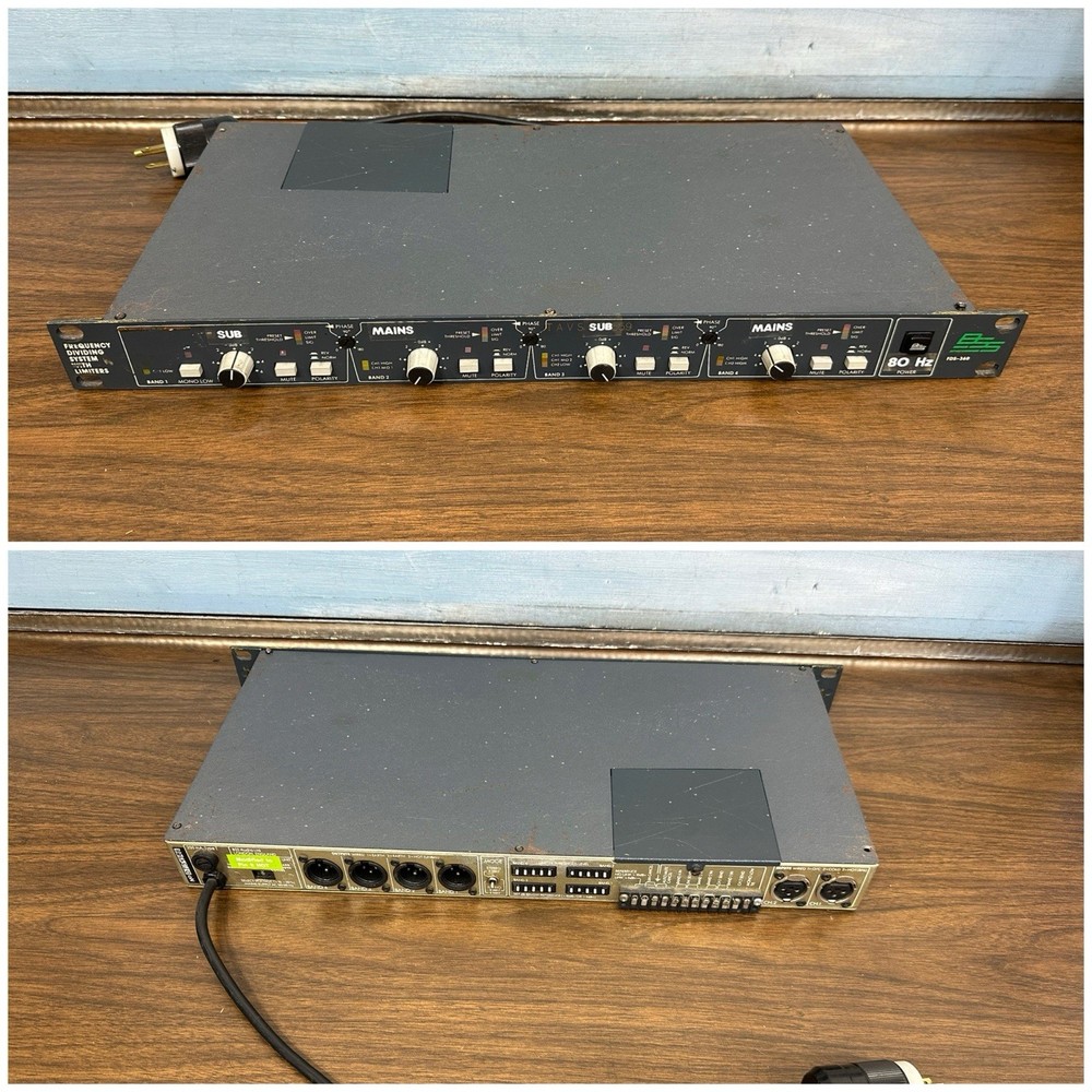 BSS FDS-360 Frequency Dividing System Crossovers - With Two Cards