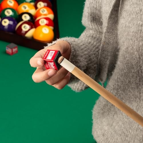 Master Billiard/Pool Cue Chalk Box, 12 Cubes Black