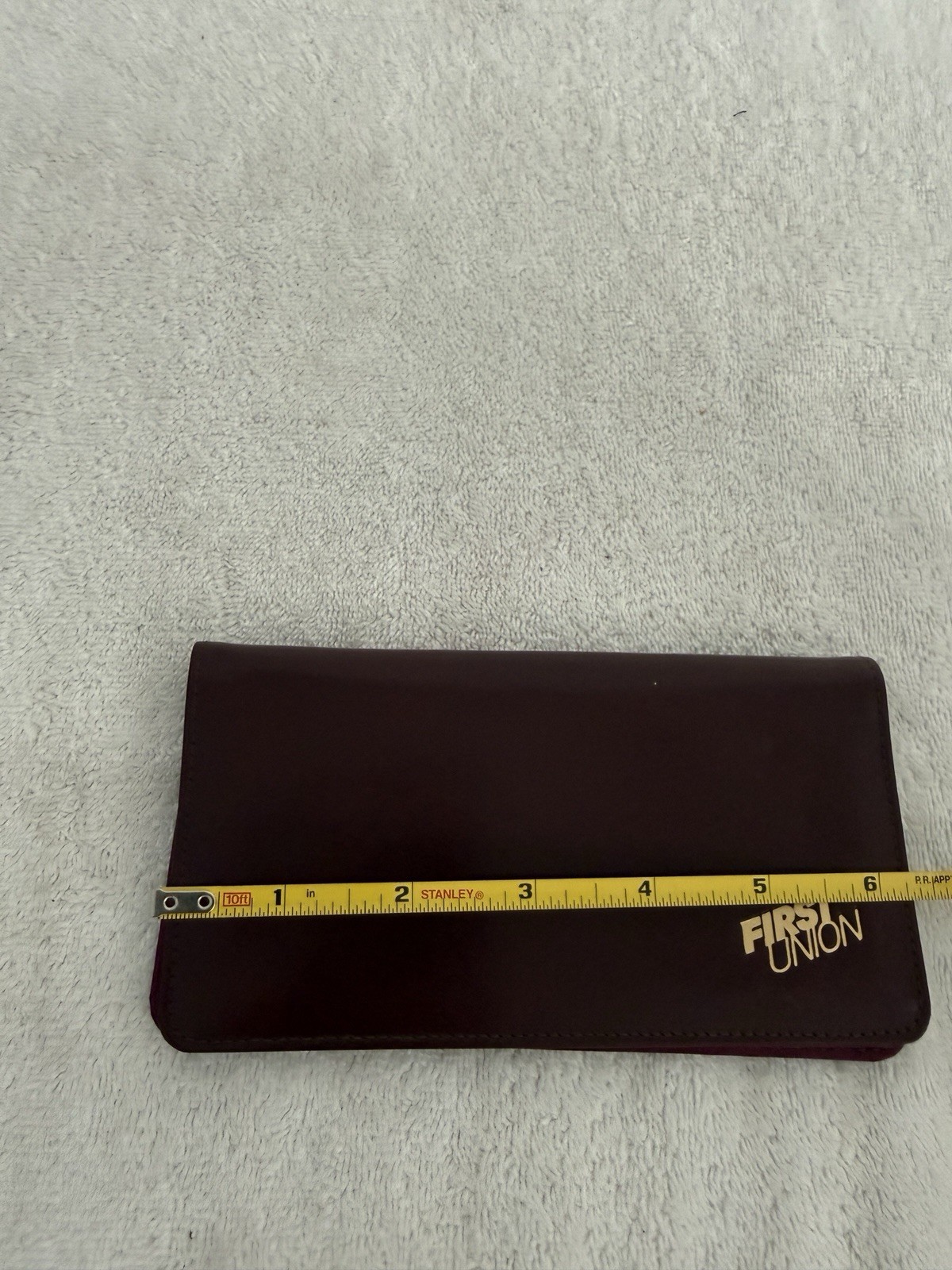 Vintage First Union / Wells Fargo Check Book Cover