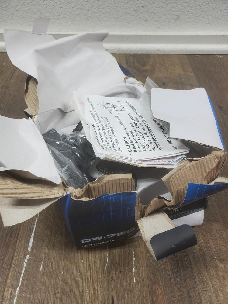 U84 ♻ INNOTALK Wireless Headset DW-780 DECT Wireless Universal Base & Monaural..