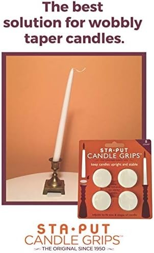 8 Pack Non Slip Candle Grips for Holders