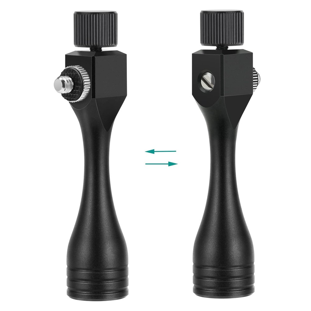 Binocular Tripod Adapter - 1/4-20 Inch Threading Quick Release Mount Black
