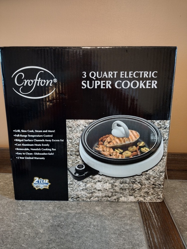 Crofton 3 Quart Electric Super Cooker