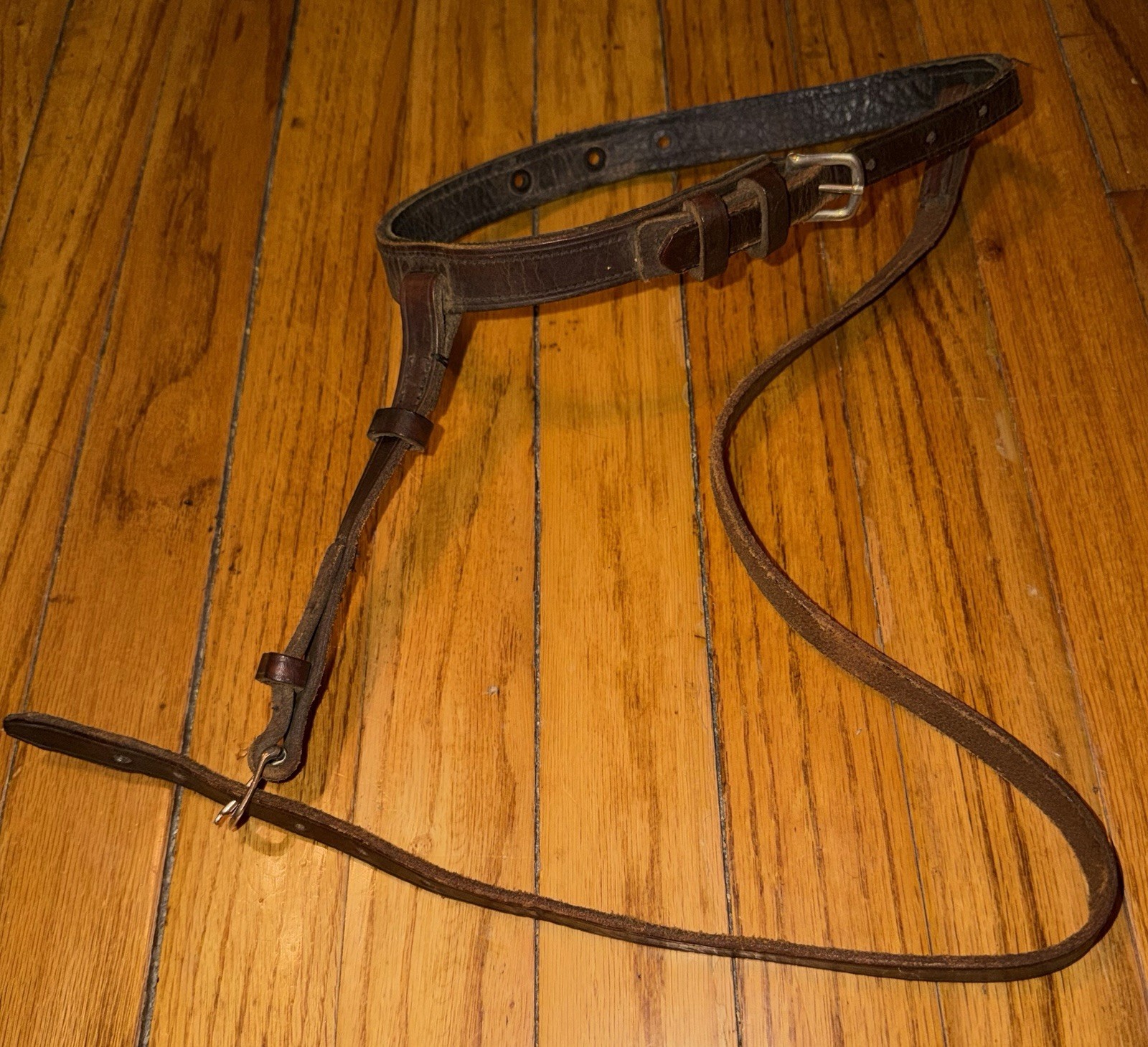 Leather Horse Head Gear and Leather/Nylon Reins