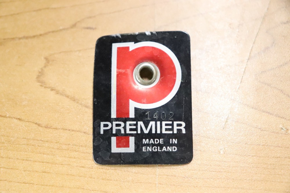 Premier Made In England Drum Badge Vintage 1960's #5