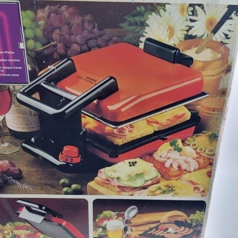 Krups Grill System 2002 Plus. Model 291. Made In Germany