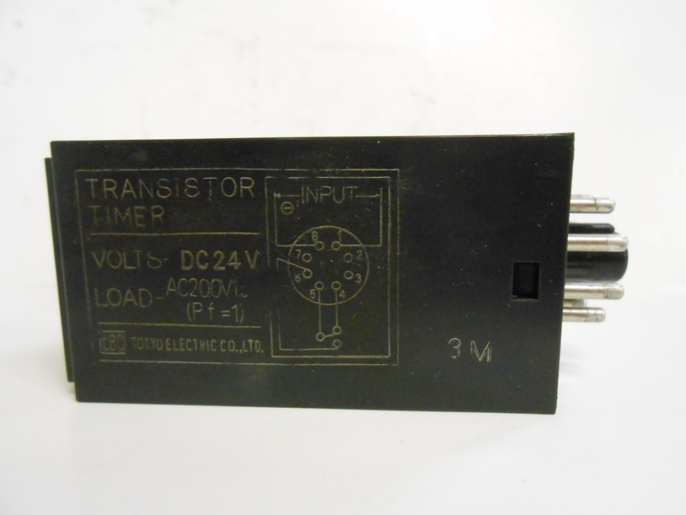 TEC, TRANSISTOR TIMER, MODEL NO. CR-105, 0.5-5 SEC