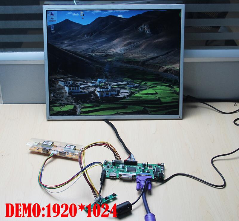 For B121EW03 V7 LCD Controller board Driver Board Kit LCD LVDS HDMI+DVI+VGA