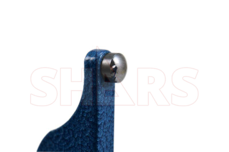 1-2" PRECISION BALL MICROMETER .0001 CARBIDE THICKNESS !}