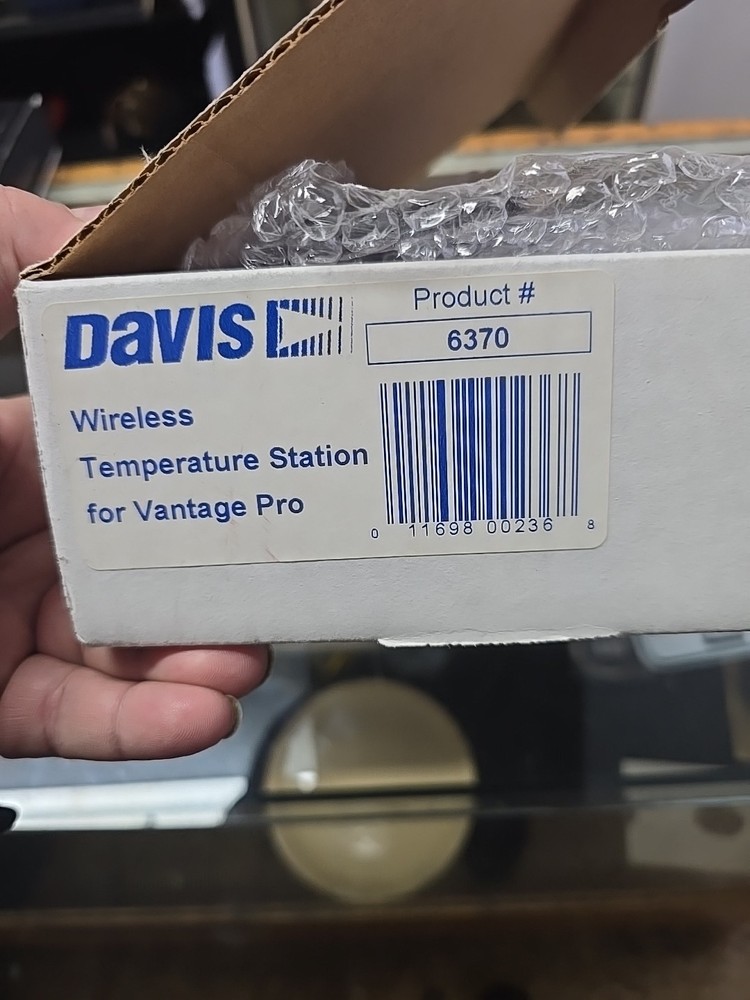 Davis Remote Temperature Station for Vantage Pro # 6370 New Open Box