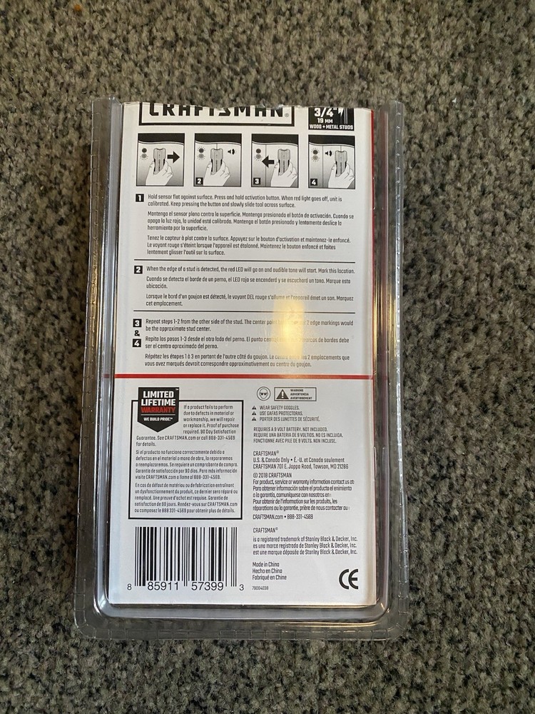 CRAFTSMAN Stud Finder, 3/4-Inch Depth (CMHT77633)