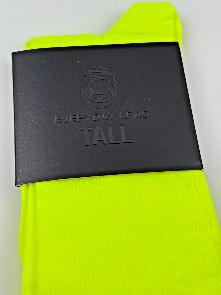 Silca Aero Tall Socks SIZE Large Yellow