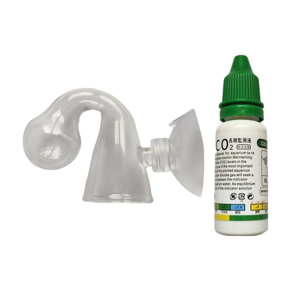 Aquatic CO2 Drop Checker Solution Fish Tank Test Kit CO2 Checker New,