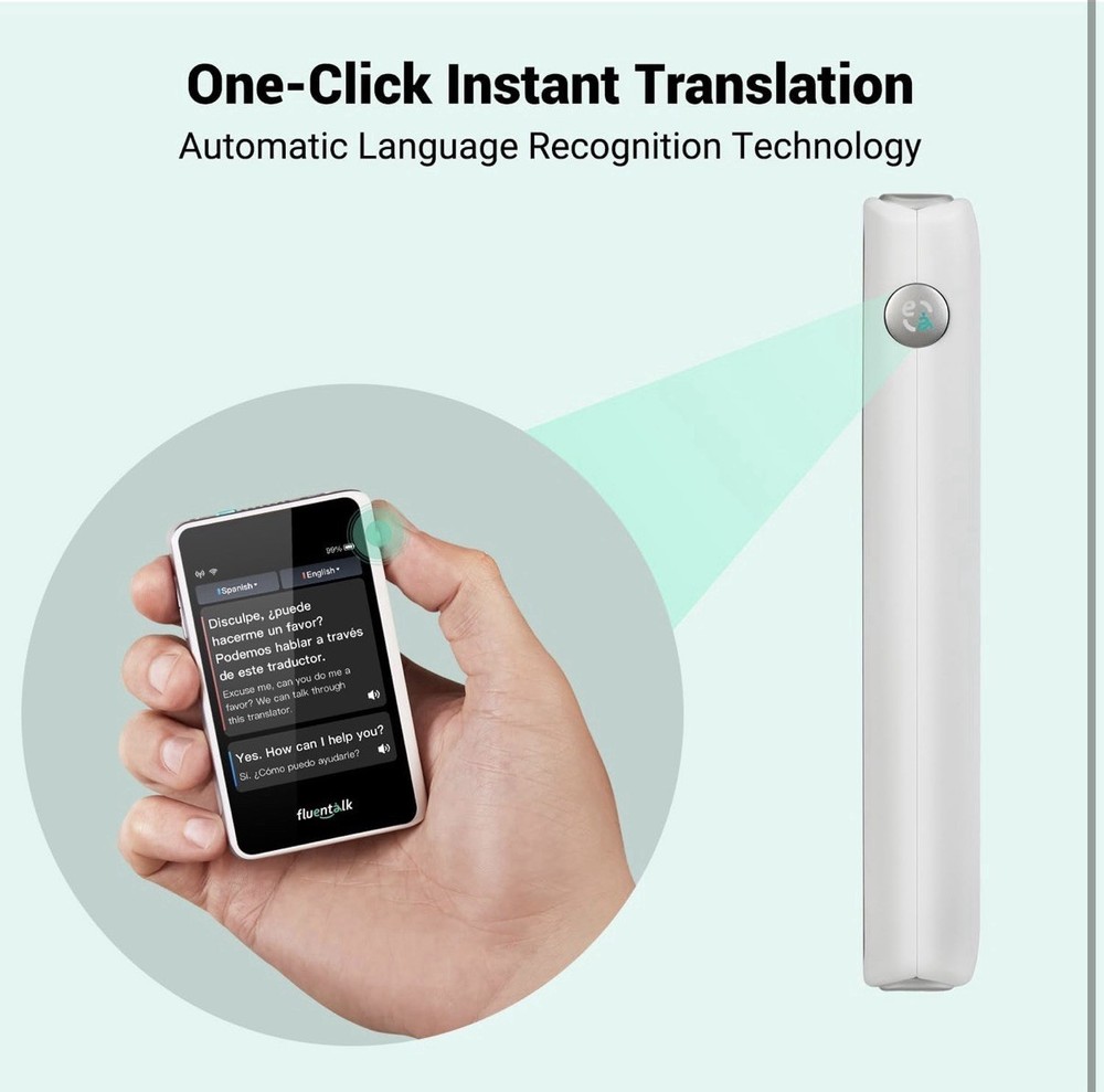 Fluentalk T1 Mini Translator Device 36 Languages