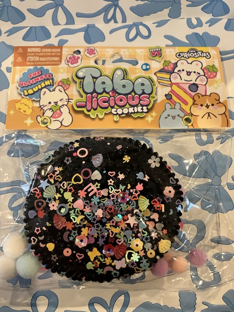 ORB Taba-licious Cookies Ultimate Squish Squeeze Toy Black Multicolor