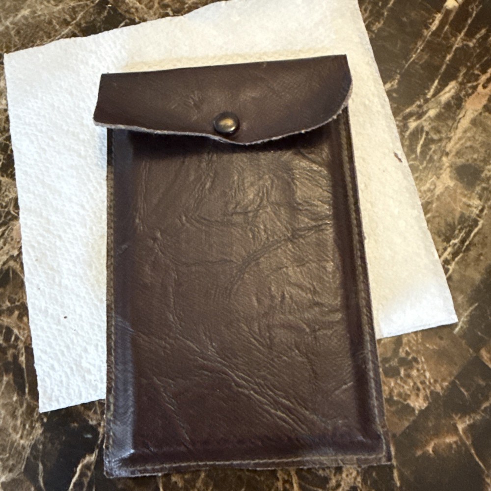 Vintage Kalkometer Pocket Adding Machine With Case + Original Instructions