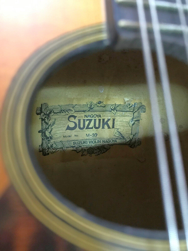 Japan Suzuki M30 Bowlback Solid Spruce top Maple Mandolin OJMN219