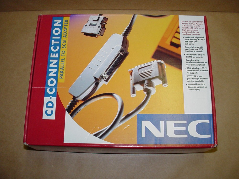 PARALLEL TO SCSI ADAPTER Vintage NEC CD-CONNECTION