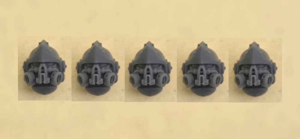 Salamanders Heads - BITS - MULTILISTING - Greytide Studio - Grave Wardens