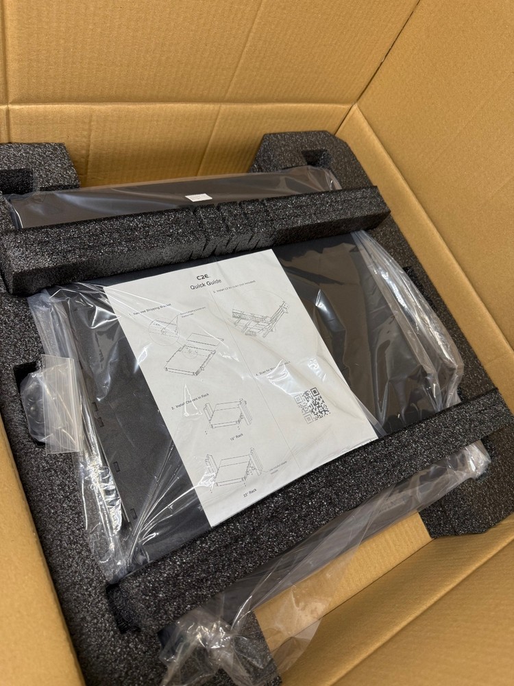 Amphenol Telect C2E-01U Fiber Distribution Chassis 1RU Base 12 modules patch