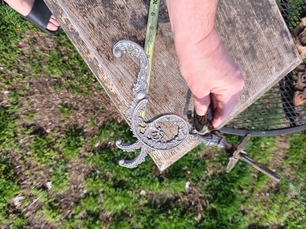 Antique Ornate Victorian Double Hat Coat Hooks