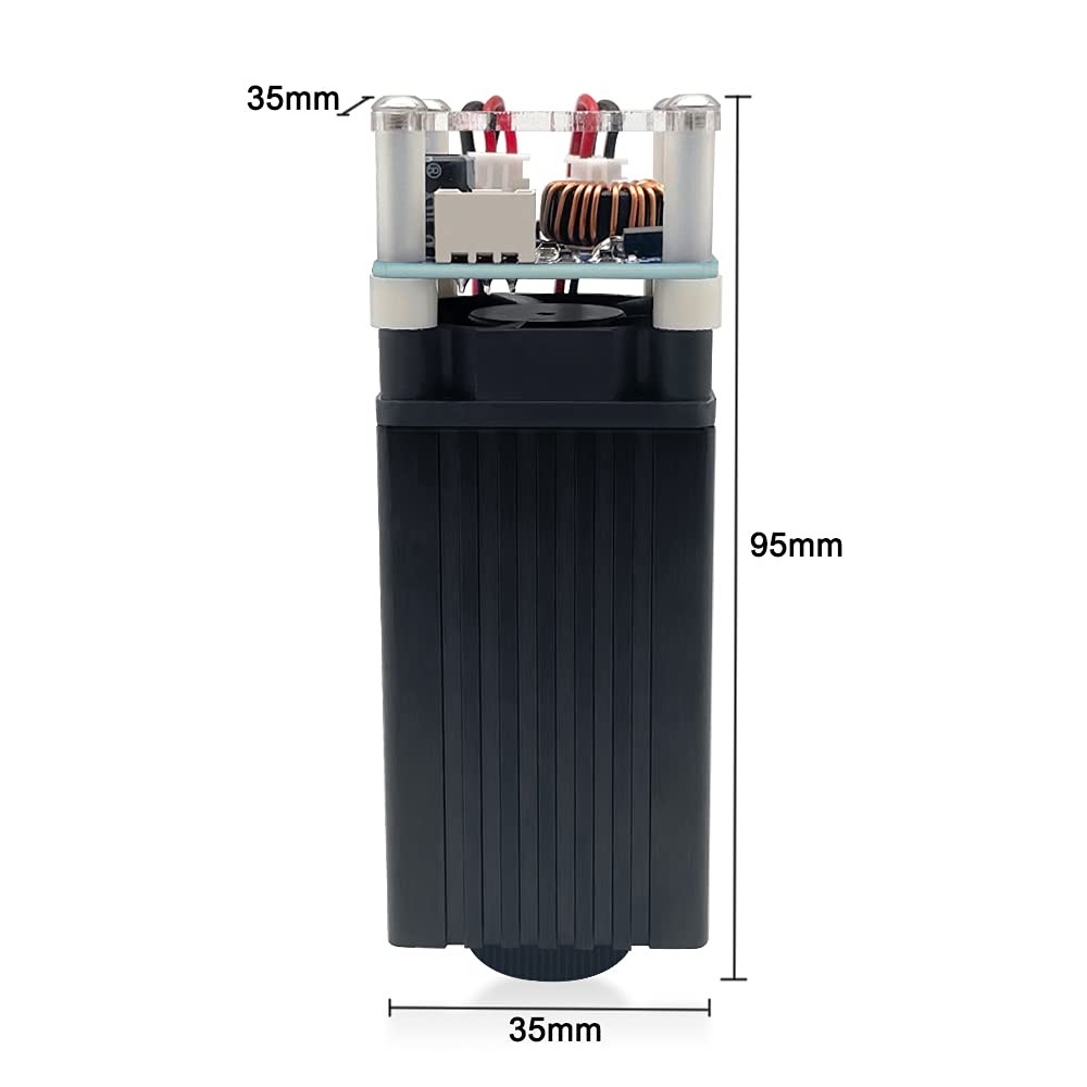 Laser Engraver Module, 4000mW Optical Power, Laser Engraving Cutting Module, ...