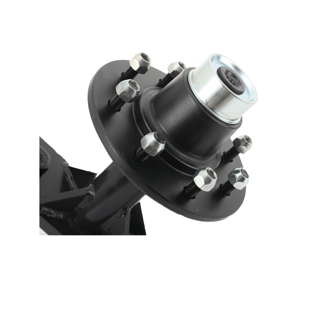 Heavy-Duty Shipping Container Axles Wheels Kit w/Bolt-on Spindle 8 x 6.5'' Lug